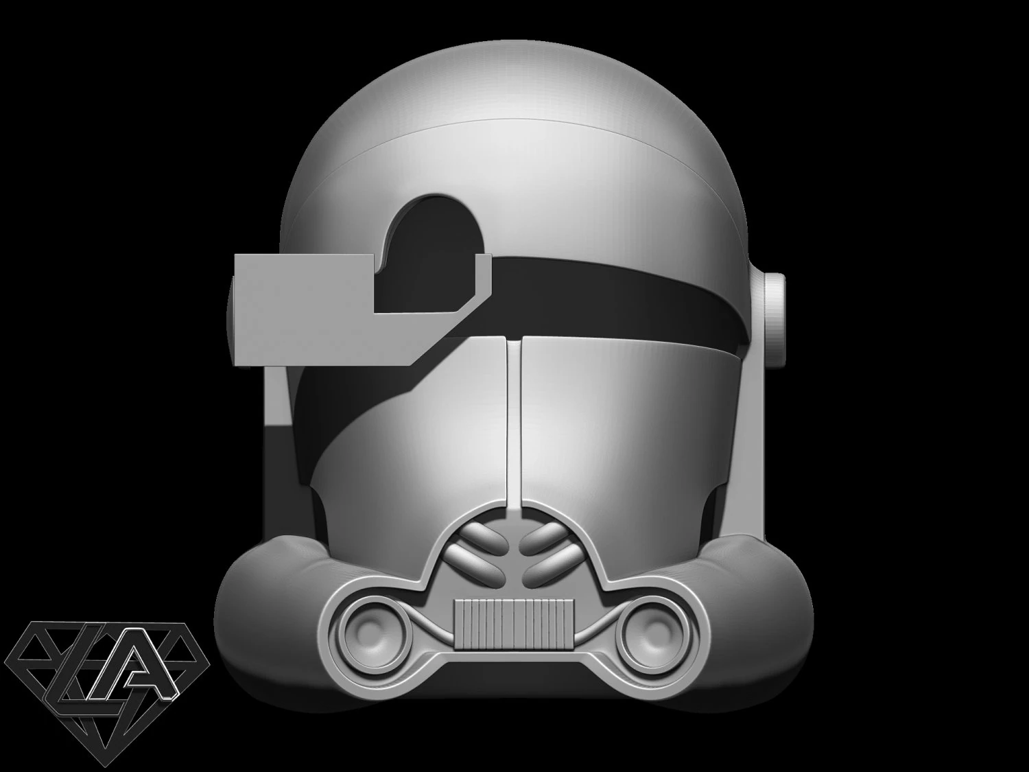 star wars clone force 99 bad batch crosshair helmet 3D Print Model .c4d .max .obj .3ds .fbx .stl .blend 