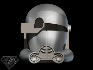 star wars clone force 99 bad batch crosshair helmet Modello di stampa 3D