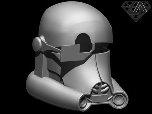 star wars clone force 99 bad batch crosshair helmet Modello di stampa 3D
