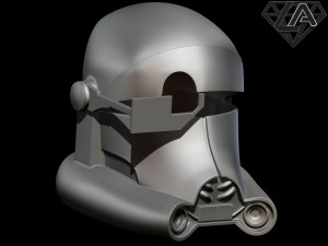 star wars clone force 99 bad batch crosshair helmet Modello di stampa 3D