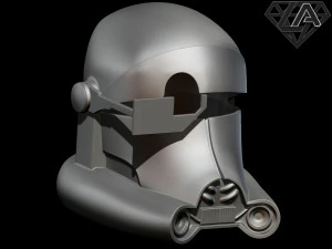 star wars clone force 99 bad batch crosshair helmet 3D Print Model