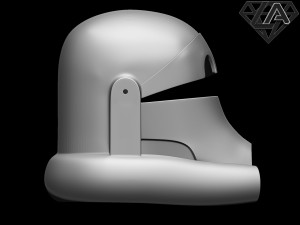 star wars clone force 99 bad batch crosshair helmet Modello di stampa 3D