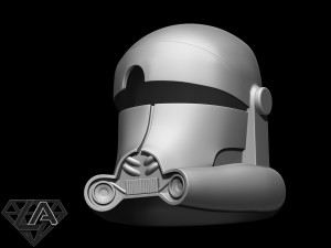 star wars clone force 99 bad batch crosshair helmet Modello di stampa 3D