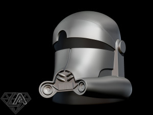 star wars clone force 99 bad batch crosshair helmet Modello di stampa 3D