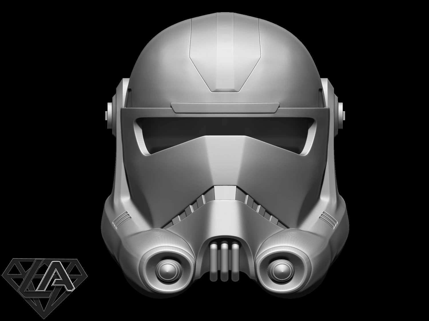 star wars clone force 99 bad batch hunter helmet 3D Print Model .c4d .max .obj .3ds .fbx .stl .blend 