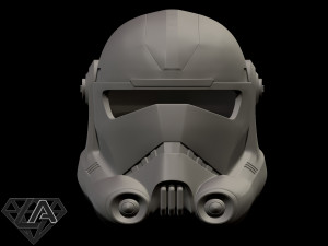 star wars clone force 99 bad batch hunter helmet 3D Принт Модель