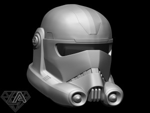 star wars clone force 99 bad batch hunter helmet 3D Принт Модель