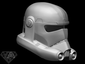 star wars clone force 99 bad batch hunter helmet 3D Принт Модель