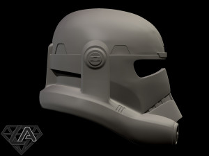 star wars clone force 99 bad batch hunter helmet 3D Принт Модель