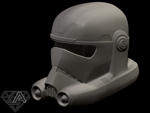 star wars clone force 99 bad batch hunter helmet 3D Принт Модель