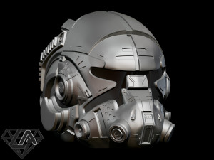 titanfall 2 pilot sci fi helmet 3D Print Model