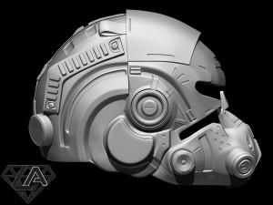 titanfall 2 pilot sci fi helmet 3D Print Model