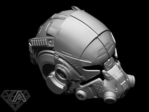 titanfall 2 pilot sci fi helmet 3D Print Model