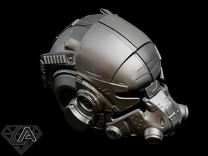 titanfall 2 pilot sci fi helmet 3D Print Model