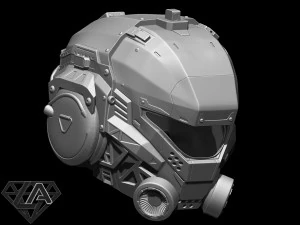 titanfall 2 sci-fi helmet 3D Print Model