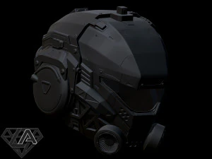 titanfall 2 sci-fi helmet 3D Print Model