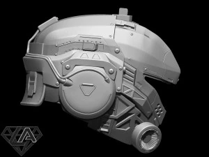 titanfall 2 sci-fi helmet 3D Print Model
