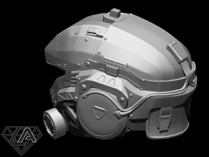 titanfall 2 sci-fi helmet 3D Print Model