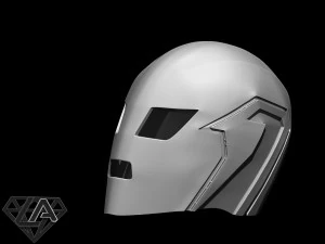 sci-fi biomech dj helmet 3D Print Model