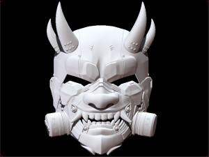 sci-fi oni antigas custom mask 3D Print Model