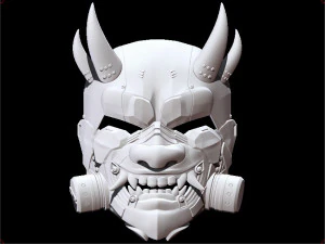 sci-fi oni antigas custom mask 3D Print Model