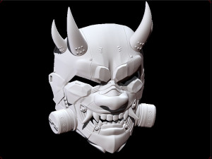 sci-fi oni antigas custom mask 3D Print Model