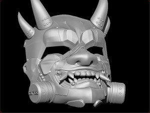 sci-fi oni antigas custom mask 3D Print Model