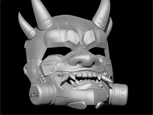 sci-fi oni antigas custom mask 3D Print Model