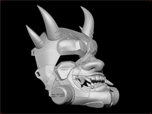 sci-fi oni antigas custom mask 3D Print Model