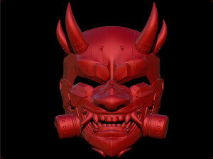 sci-fi oni antigas custom mask 3D Print Model