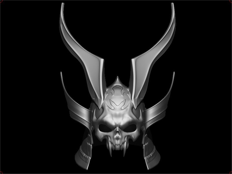 Máscara Mortal Kombat Shao Kahn - Shao Kahn Mortal Kombat Mask