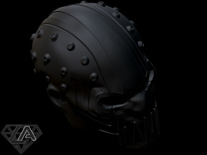 cybersoul custom helmet 3D 打印模型