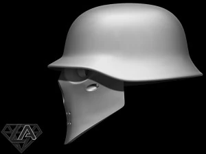 wolfenstein custom helmet 3D Print Model