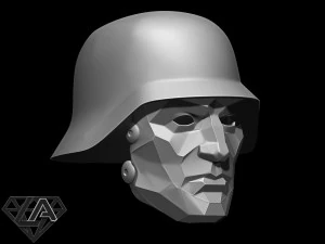 wolfenstein supersoldaten60 custom helmet 3D Print Model
