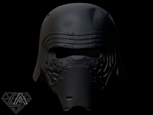 kylo ren custom helmet 3d print model 3D Print Model