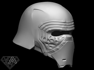 kylo ren custom helmet 3d print model 3D Print Model