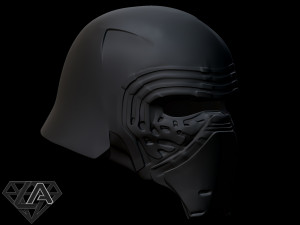 kylo ren custom helmet 3d print model 3D Print Model