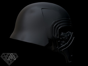 kylo ren custom helmet 3d print model 3D Print Model