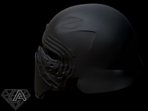 kylo ren custom helmet 3d print model 3D Print Model