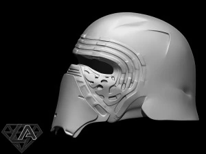 kylo ren custom helmet 3d print model 3D Print Model