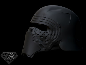 kylo ren custom helmet 3d print model 3D Print Model