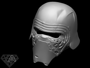kylo ren custom helmet 3d print model 3D Print Model