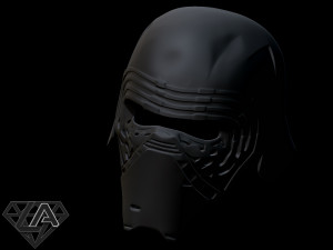 kylo ren custom helmet 3d print model 3D Print Model