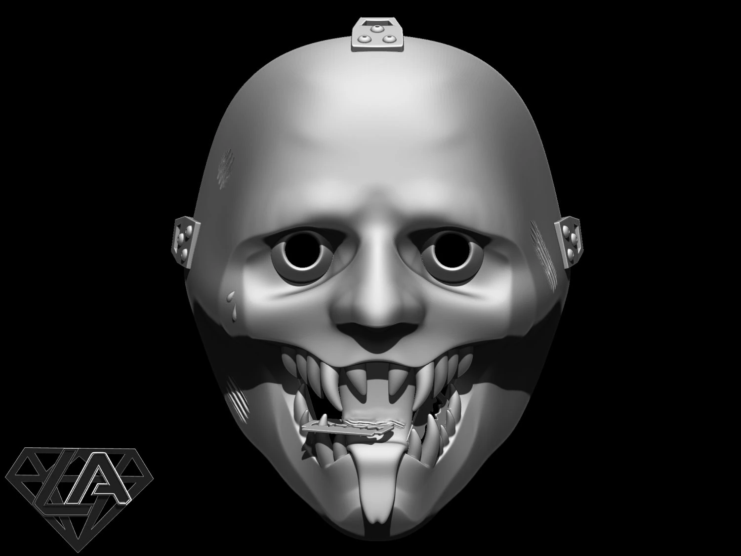 vile cannibal mask for halloween 3D Print Model .c4d .max .obj .3ds .fbx .stl .blend 