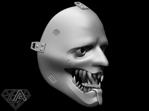 vile cannibal mask for halloween 3D 打印模型