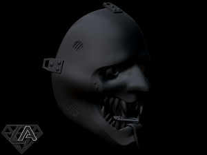 vile cannibal mask for halloween 3D 打印模型