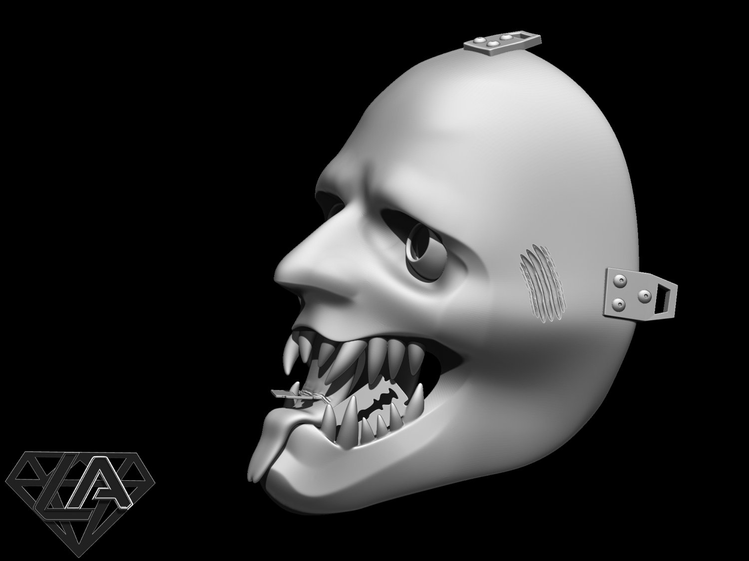 Vile Cannibal Mask For Halloween 3D Принт Модель In Аксессуары Для.