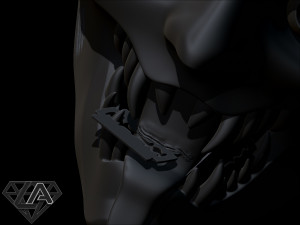 vile cannibal mask for halloween 3D 打印模型