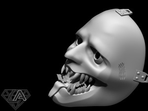 vile cannibal mask for halloween 3D 打印模型