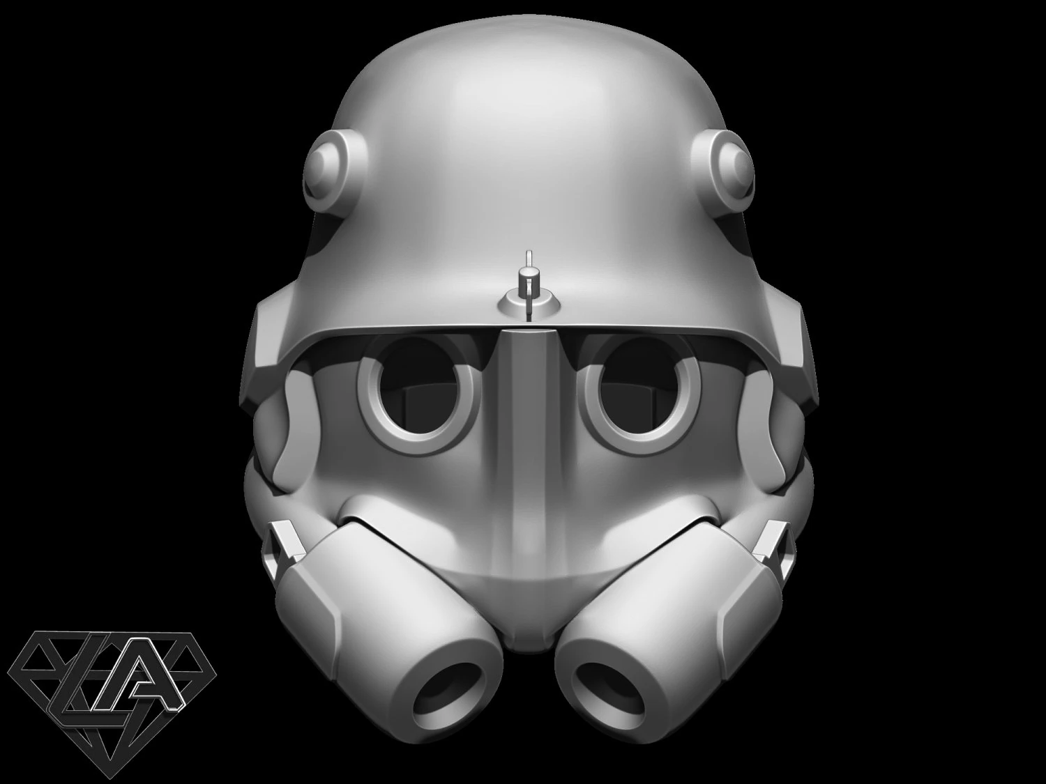 wolfenstein infantry 46 custom helmet 3D Print Model .c4d .max .obj .3ds .fbx .stl .blend 
